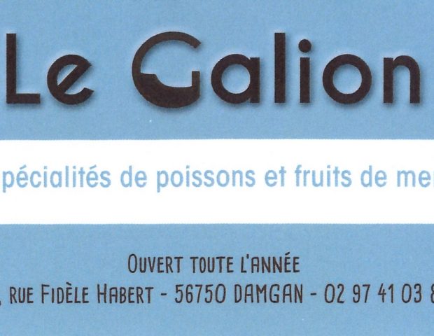 Restaurant le Galion Damgan Morbihan