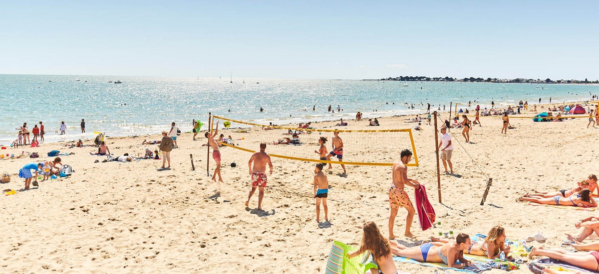 Grande plage de Damgan