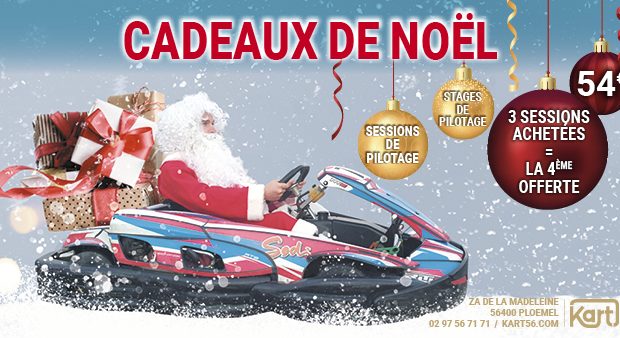 KART 56 Ploemel Morbihan Offre de Noël
