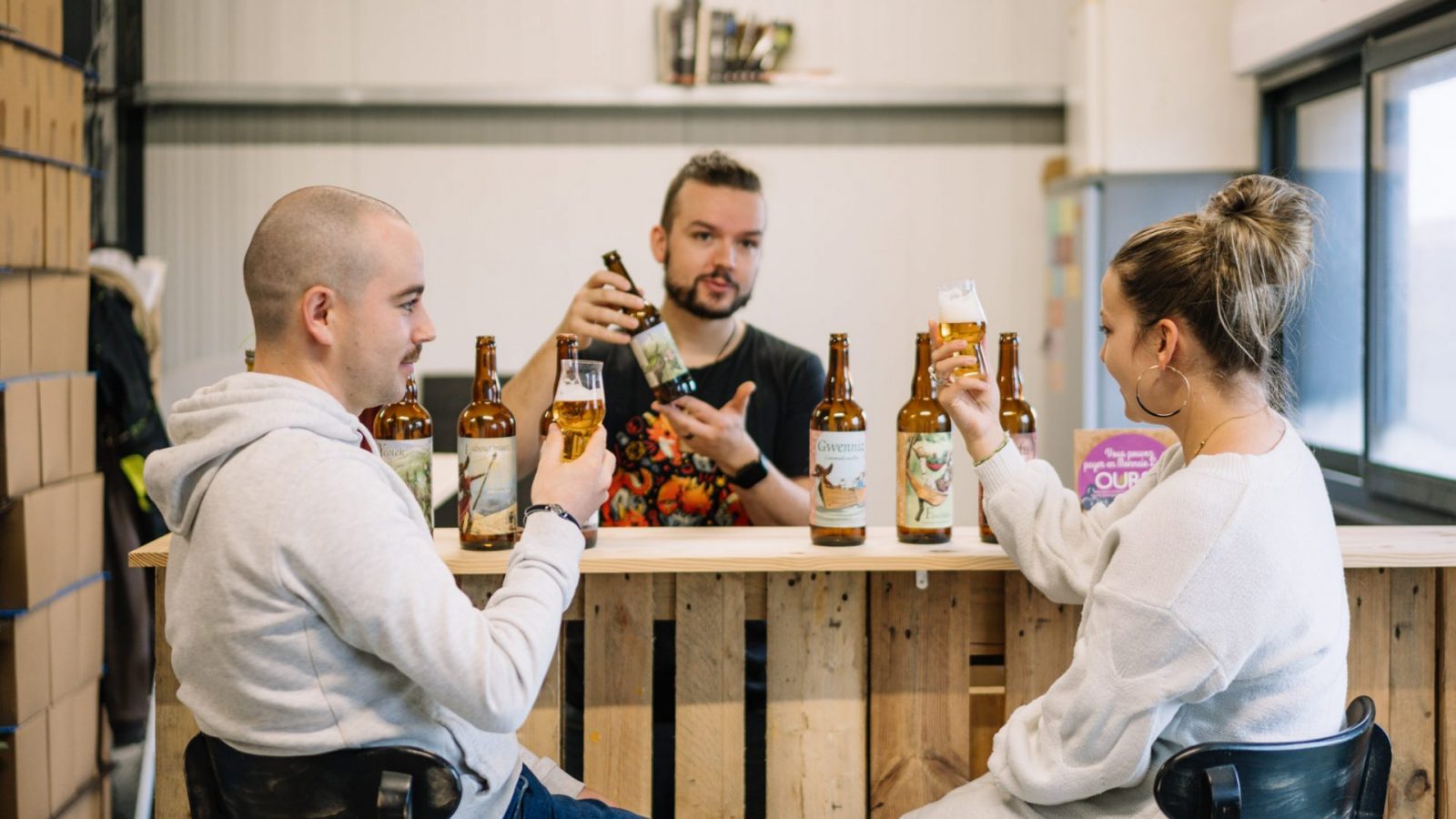 Visite de la brasserie-Casse-Grain