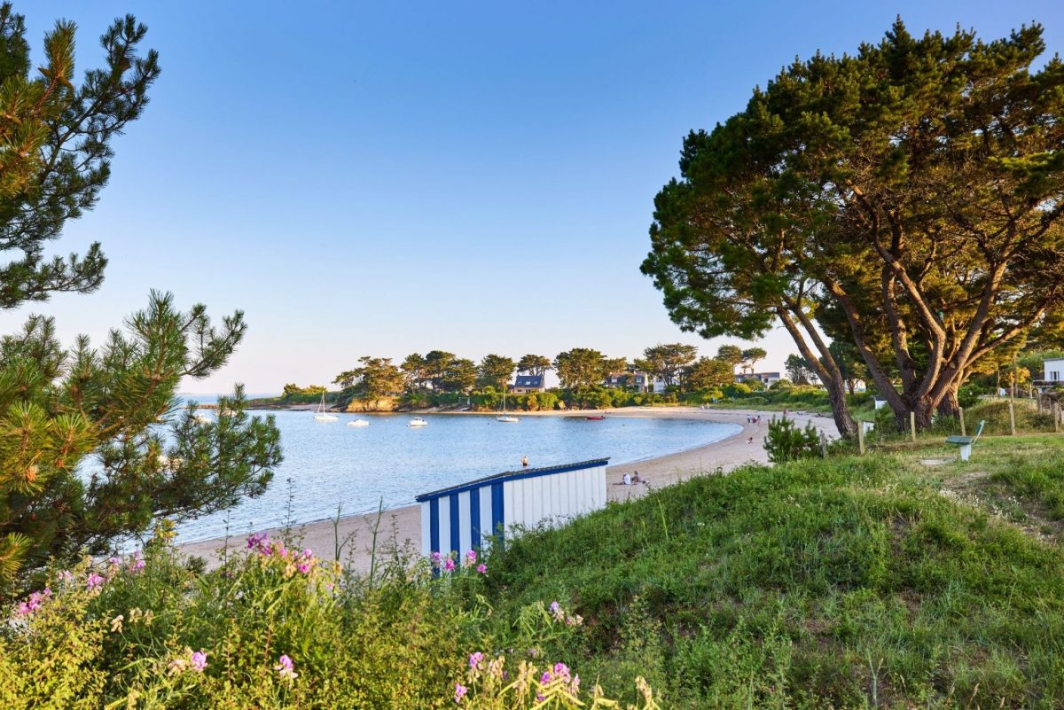 Rejoignez la plage en quelques minutes depuis votre location à Damgan.